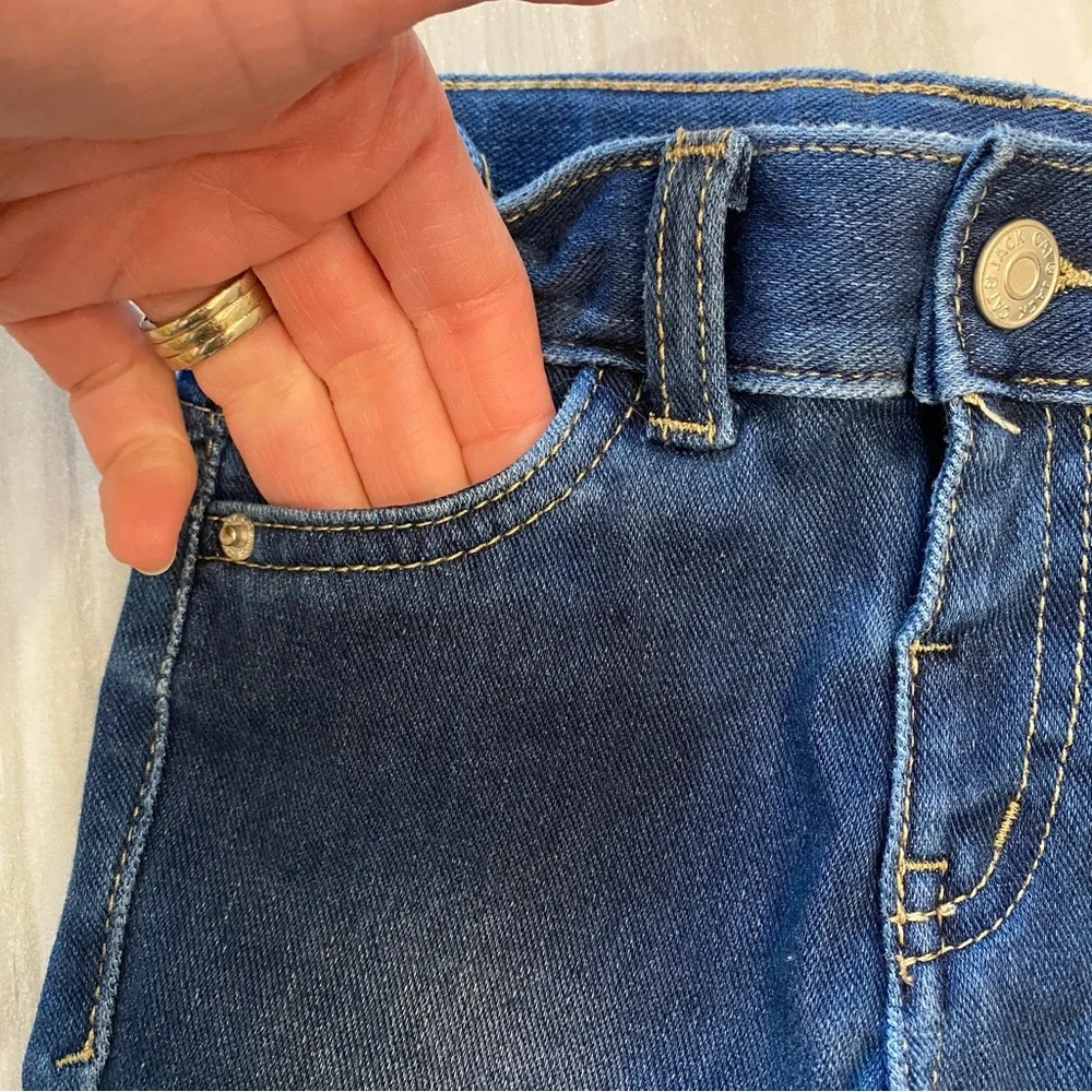 Bundle of 3T Stretch Denim Jeans with Adjustable Waist, Old Navy and Cat & Jack
